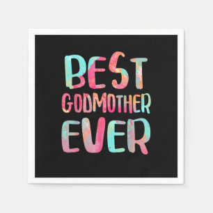 Best Godmother Ever T-Shirt Mother's Day Serviette