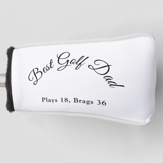 Best Golf Dad | Funny Golf Father Gift Headcover (Vorderseite)