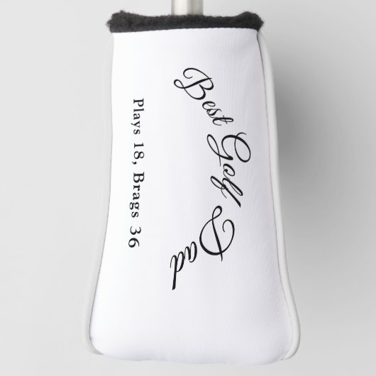 Best Golf Dad | Funny Golf Father Gift Headcover (Rotieren 90)