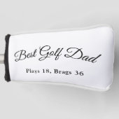 Best Golf Dad | Funny Golf Father Gift Headcover (Vorderseite)