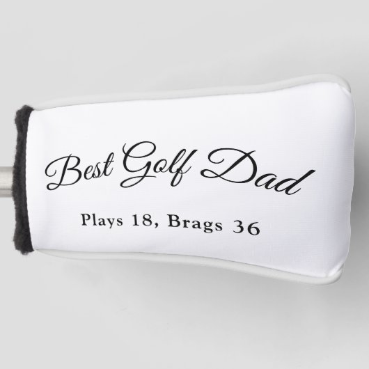 Best Golf Dad | Funny Golf Father Gift Headcover (Vorderseite)