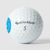'Best Golfer Ever Blue Mit Monogramm Golfball (Logo)