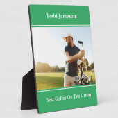 Best Golfer Plaque Fotoplatte (Seite)