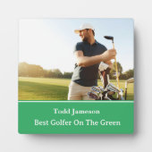 Best Golfer Plaque Fotoplatte (Vorderseite)
