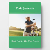 Best Golfer Plaque Fotoplatte (Vorderseite)