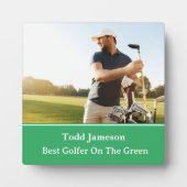 Best Golfer Plaque Fotoplatte (Vorderseite)