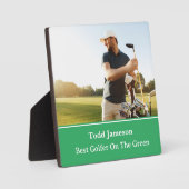Best Golfer Plaque Fotoplatte (Vorderseite)
