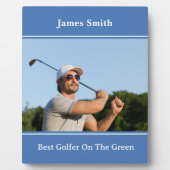 Best Golfer Plaque Fotoplatte (Vorderseite)