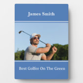 Best Golfer Plaque Fotoplatte (Vorderseite)