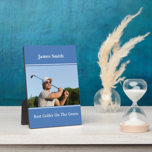 Best Golfer Plaque Fotoplatte (Seite)