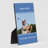 Best Golfer Plaque Fotoplatte (Seite)