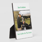 Best Golfer Plaque Fotoplatte (Seite)