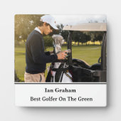Best Golfer Plaque Fotoplatte (Vorderseite)