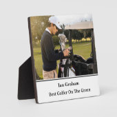 Best Golfer Plaque Fotoplatte (Vorderseite)