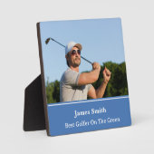 Best Golfer Plaque Fotoplatte (Vorderseite)