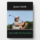Best Golfer Plaque Fotoplatte (Vorderseite)