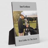Best Golfer Plaque Fotoplatte (Seite)