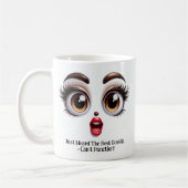 Best Gossip, Fabulous Eyes Funny Face Kaffeetasse (Links)