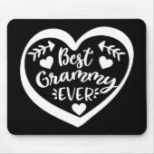 Best Grammy Ever Heart Design Mousepad (Vorne)