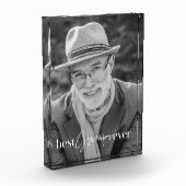 Best Grampa Ever Modernes, schlichtes Fotoblock (Links)
