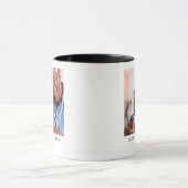 Best Gramps Ever 2 Photo Personalized Grandfather Tasse (Zentrum)