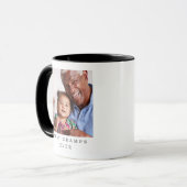 Best Gramps Ever 2 Photo Personalized Grandfather Tasse (Vorderseite Links)