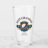 Best Grandad by Par Siegel Elegante Custom Glas (Vorderseite)