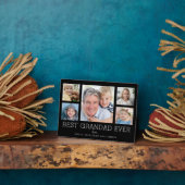 Best Grandad je 5-Foto-Familie Collage Custom Fotoplatte (Seite)