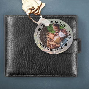 Best Grandad jemals Happy Vathers Day Foto Schlüsselanhänger