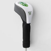 BEST GRANDDAD NACH PAR NAME CUSTOM MONOGRAM GOLF HEADCOVER (angewinkelt)