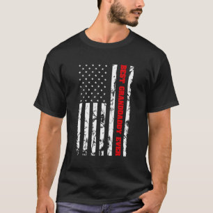 Best Granddaddy je US Vintag Flag Patriot Grand T-Shirt