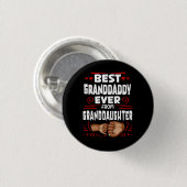 Best Granddaddy je von der Großtochter, Fist Bump Button (Vorne & Hinten)