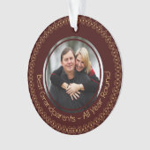 BEST GRANDELEMENT Custom FOTO Ornament (Vorderseite)