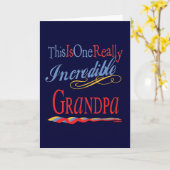 Best Grandfather Ever Karte (Gelbe Blume)