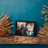 Best Grandma And Grandpa 4 Photo Collage Black   Fotoplatte (Seite)