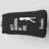 Best Grandma By Par Grandmother Golfer Funny Golf Headcover (Vorderseite)
