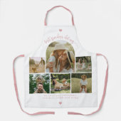 Best grandma chef ever custom photo collage schürze (Vorderseite)