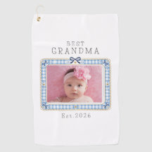Best Grandma Est Custom Date Photo Cute Preppy