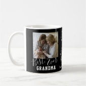 BEST GRANDMA EVER Custom 2 Foto Muttertag Kaffeetasse (Links)