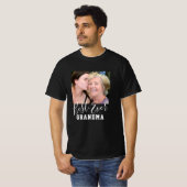 BEST GRANDMA EVER Custom Foto Mother Day T-Shirt (Vorne ganz)
