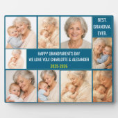 Best Grandma Ever | Custom Photo Collage Fotoplatte (Vorderseite)