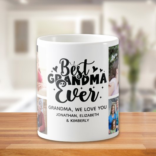 Best Grandma Ever - Cute Photo Collage for Grandma Kaffeetasse