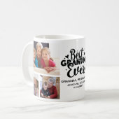 Best Grandma Ever - Cute Photo Collage for Grandma Kaffeetasse (Vorderseite Links)