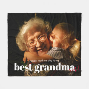 Best Grandma Ever Fleece-Foto-Decke Fleecedecke