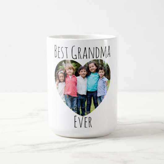 Best Grandma Ever Foto Kaffeetasse (Mittel)