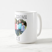 Best Grandma Ever Foto Kaffeetasse (VorderseiteRechts)
