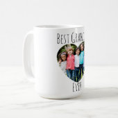 Best Grandma Ever Foto Kaffeetasse (Vorderseite Links)