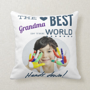 Best Grandma Ever Foto Kissen