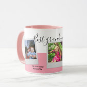 BEST GRANDMA EVER gibt Personalisiertes kundenspez Tasse (Vorderseite Links)