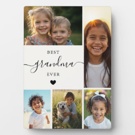 Best Grandma Ever Grandkids Photo Collage  Fotoplatte